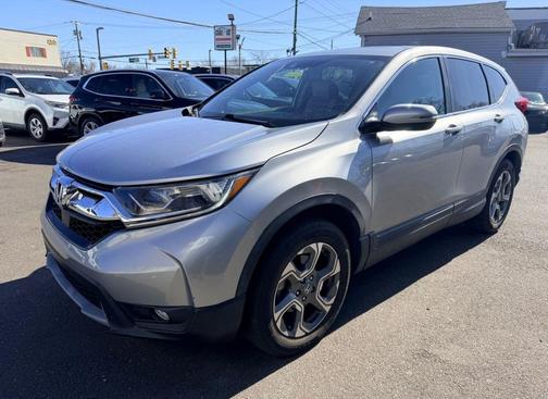 Gray 2017 Honda CR-V EX-L