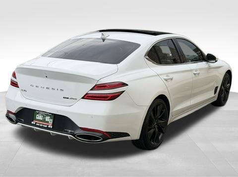 Alta White 2022 Genesis G70 3.3T AWD