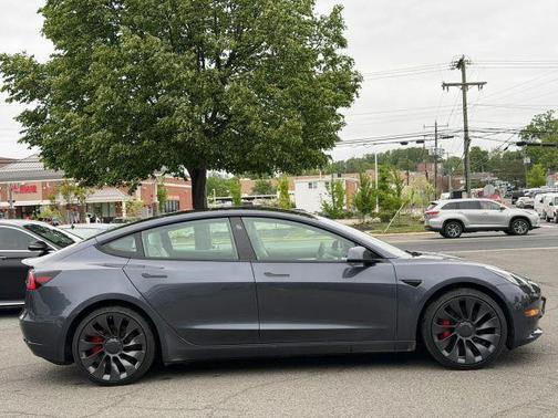 Gray 2023 Tesla Model 3 Performance