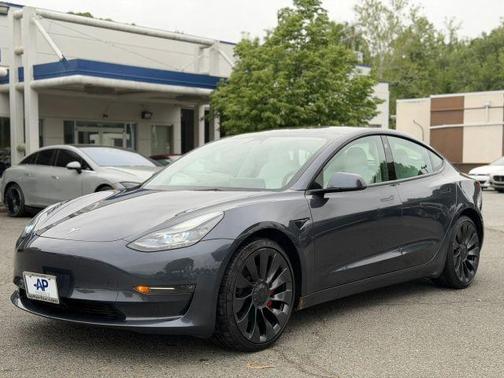 Gray 2023 Tesla Model 3 Performance