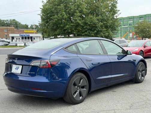 Blue 2021 Tesla Model 3 Long Range