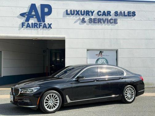 Black 2016 BMW 750 i xDrive
