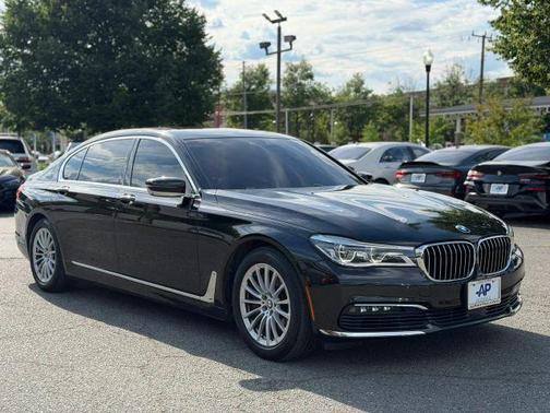 Black 2016 BMW 750 i xDrive