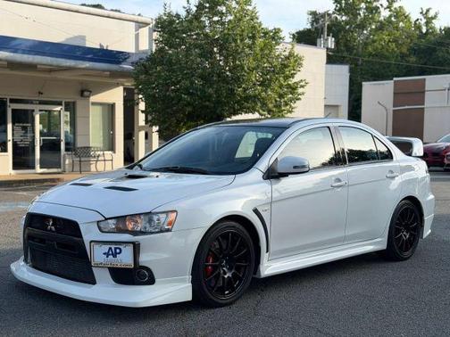 White 2015 Mitsubishi Lancer Evolution Final Edition