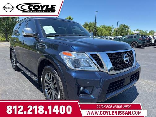 Hermosa Blue 2019 Nissan Armada Platinum