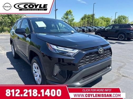 Midnight Black Metallic 2025 Toyota RAV4 LE