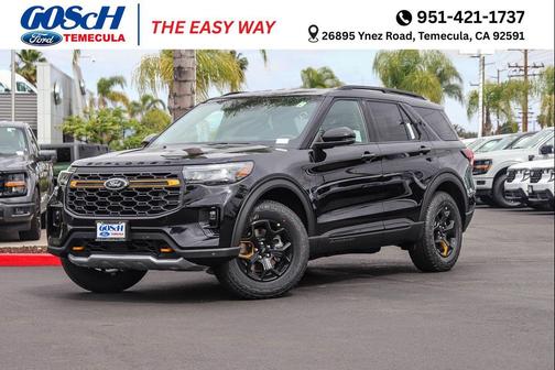Agate Black Metallic 2026 Ford Explorer Tremor