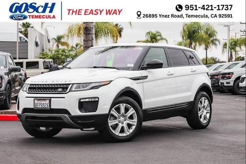 White 2019 Land Rover Range Rover Evoque SE