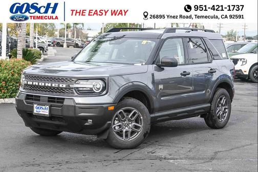 Carbonized Gray Metallic 2025 Ford Bronco Sport Big Bend