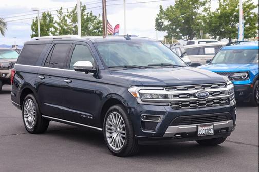 Stone Blue Metallic 2023 Ford Expedition Max Platinum