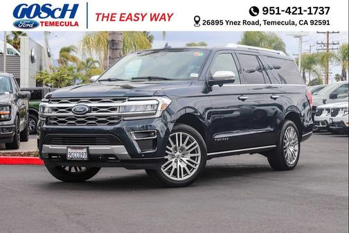 Stone Blue Metallic 2023 Ford Expedition Max Platinum