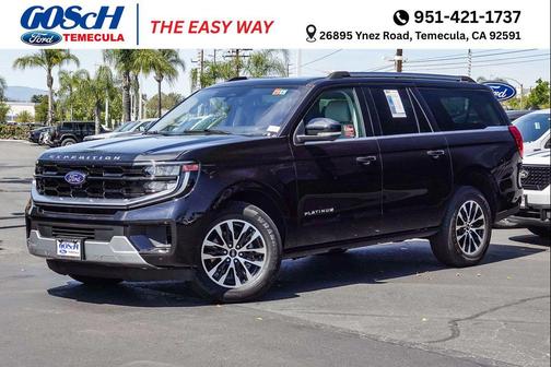 Black Metallic 2025 Ford Expedition Max Platinum