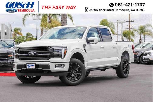 Star White Metallic Tri-Coat 2026 Ford F-150 Platinum