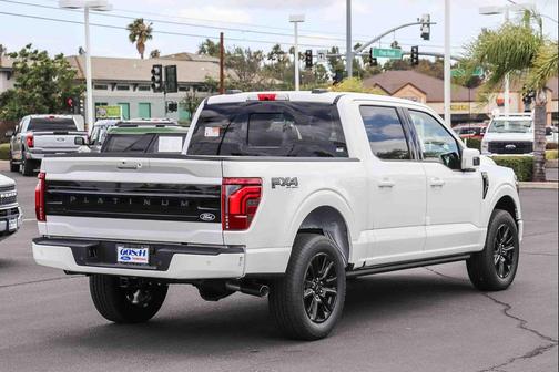 Star White Metallic Tri-Coat 2026 Ford F-150 Platinum