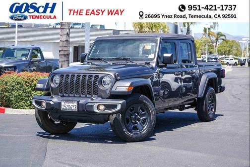 Granite Crystal Metallic Clearcoat 2023 Jeep Gladiator Sport