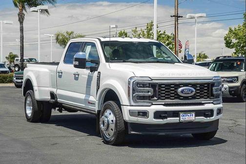 Star White Metallic Tri-Coat 2025 Ford F-450 Platinum