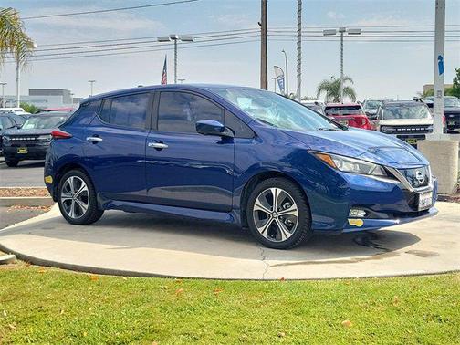 Deep Blue Pearl 2022 Nissan Leaf SV PLUS 62 kWh