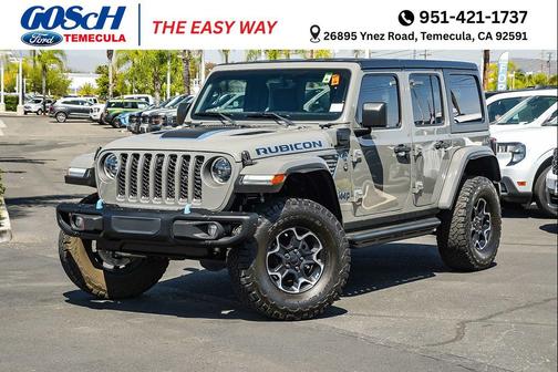 Sting-Gray Clearcoat 2023 Jeep Wrangler 4xe Rubicon