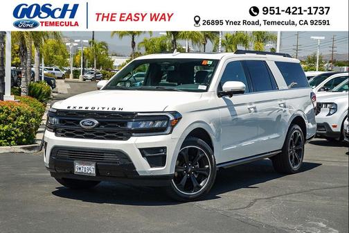 Star White Metallic Tri-Coat 2024 Ford Expedition Max Limited