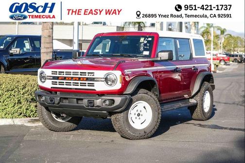 Ruby Red Metallic Tinted Clearcoat 2026 Ford Bronco Heritage Edition