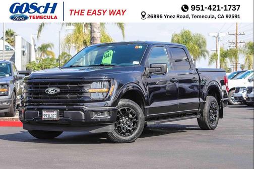 Black Metallic 2024 Ford F-150 XLT