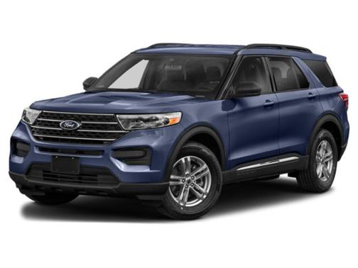 Infinite Blue Metallic Tinted Clearcoat 2021 Ford Explorer XLT