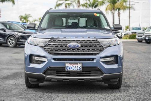 Infinite Blue Metallic Tinted Clearcoat 2021 Ford Explorer XLT