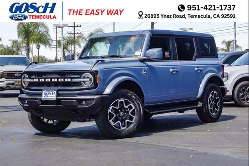 Azure Gray Metallic 2025 Ford Bronco Outer Banks