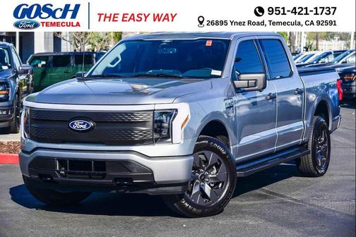 Iconic Silver Metallic 2024 Ford F-150 Lightning XLT