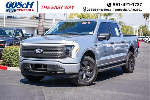 Iconic Silver Metallic 2024 Ford F-150 Lightning XLT