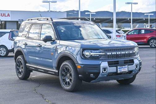 Azure Gray Metallic Tri-Coat 2025 Ford Bronco Sport Badlands