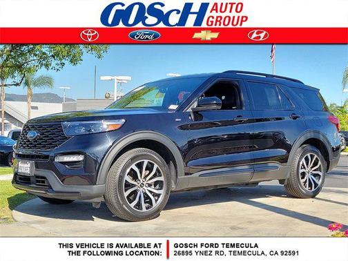 Agate Black Metallic 2022 Ford Explorer ST-Line