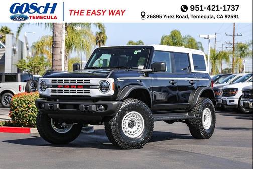 Shadow Black 2026 Ford Bronco Heritage Edition