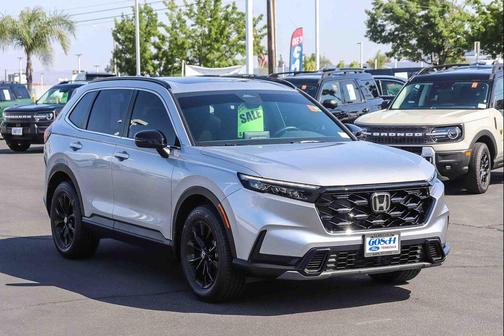 Lunar Silver Metallic 2024 Honda CR-V Hybrid Sport AWD