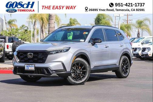 Lunar Silver Metallic 2024 Honda CR-V Hybrid Sport AWD