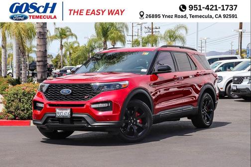 Rapid Red Metallic Tinted Clearcoat 2023 Ford Explorer ST