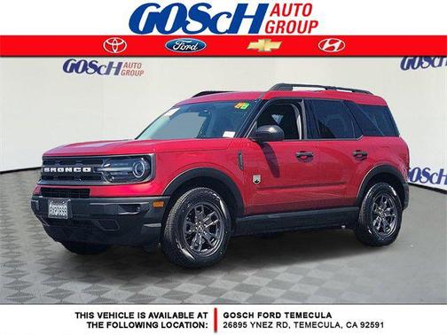 Rapid Red Metallic Tinted Clearcoat 2021 Ford Bronco Sport Big Bend