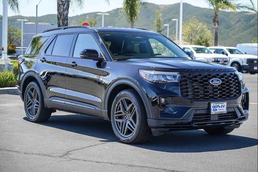 Agate Black Metallic 2026 Ford Explorer ST-Line
