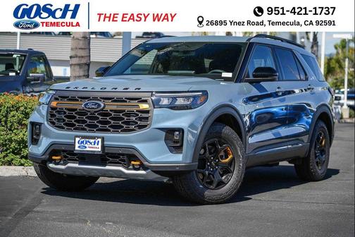 Vapor Blue Metallic 2026 Ford Explorer Tremor
