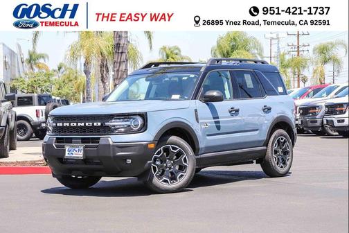 Azure Gray Metallic Tri-Coat 2026 Ford Bronco Sport Outer Banks