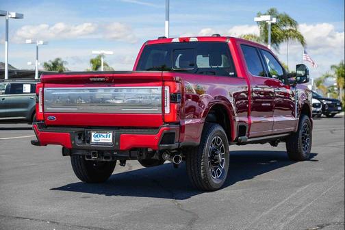 Red Metallic 2024 Ford F-250 Platinum
