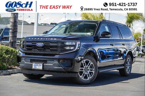 Agate Black Metallic 2026 Ford Expedition Max Active 4x4