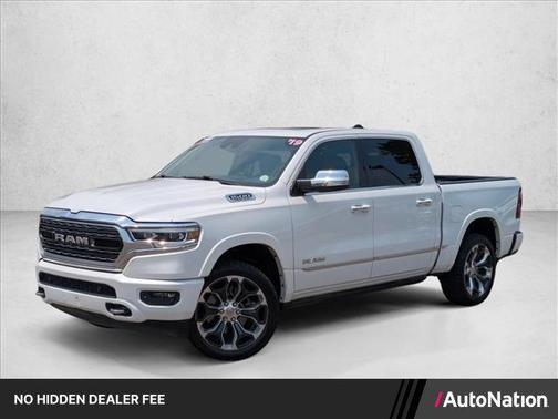 Ivory White Tri-Coat Pearlcoat 2019 RAM 1500 Limited