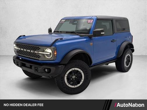 Velocity Blue Metallic 2022 Ford Bronco Badlands