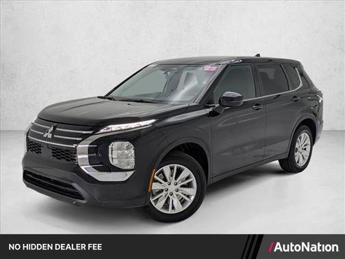 Black 2025 Mitsubishi Outlander ES 2.5 S-AWC
