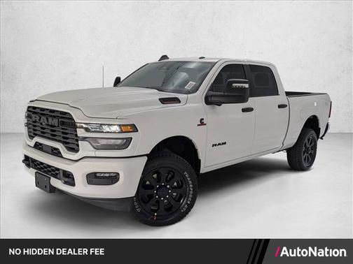 Bright White Clearcoat 2026 RAM 2500 Big Horn Crew Cab 4x4 6'4' Box