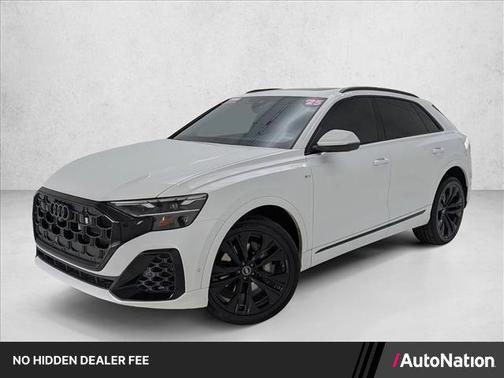 Glacier White Metallic 2025 Audi Q8 55 Premium Plus