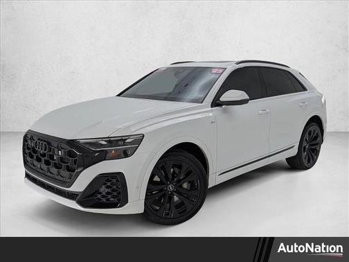 Glacier White Metallic 2025 Audi Q8 55 Premium Plus