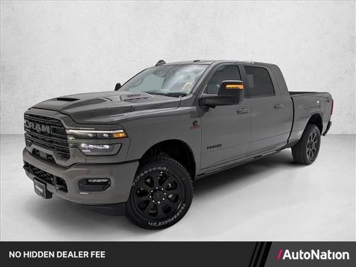Ceramic Gray Clearcoat 2026 RAM 2500 Laramie Mega Cab 4x4 6'4' Box