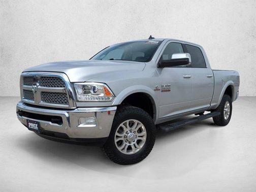 Bright Silver Metallic Clearcoat 2017 RAM 2500 Laramie Crew Cab 4x4 6'4' Box